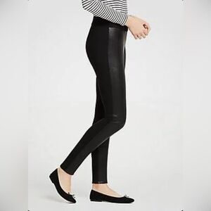Brand new Ann Taylor leather ponte legging
